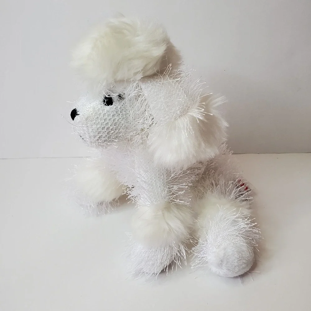GANZ Webkinz 'Poodle' HM014 White Dog‎ *No Code* Plush 8